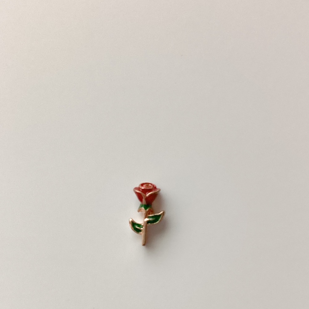 Origami Owl Rose Charm